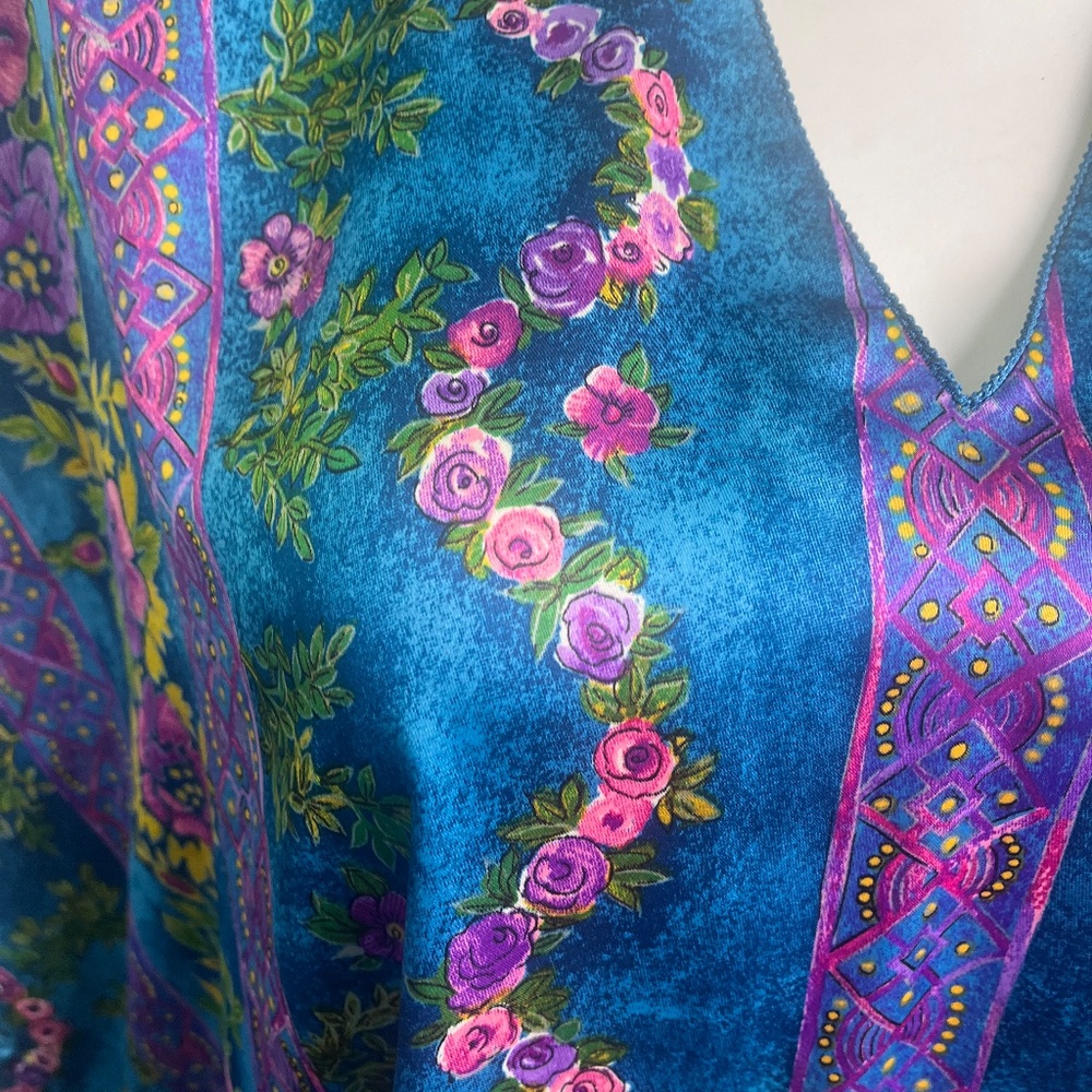 Winlar Vintage Caftan One Size Colorful - Picture 4 of 14